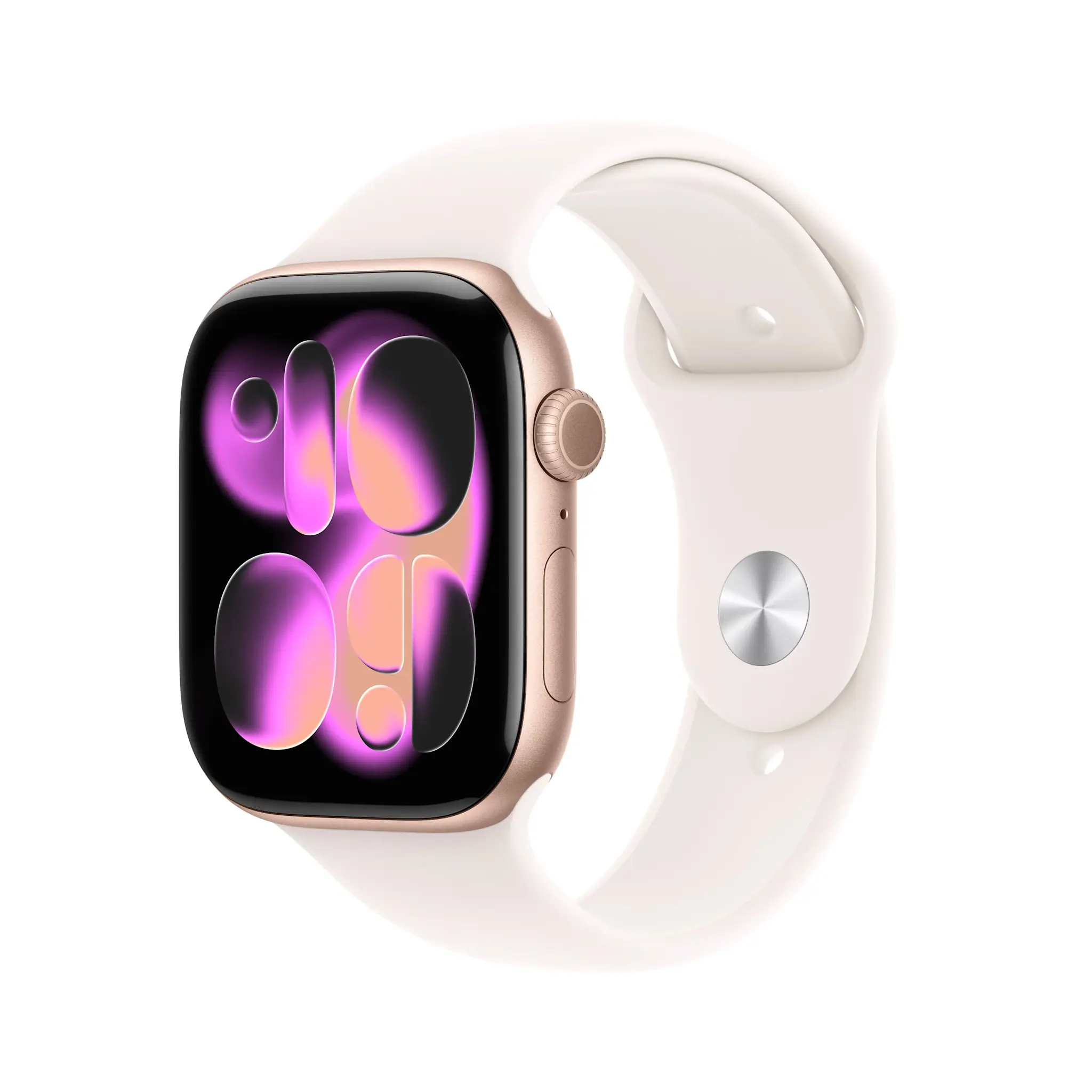 Apple Watch Series 11 GPS, 42mm Aluminium Case with Light Blush  Sport Band M/S - Rose Gold
