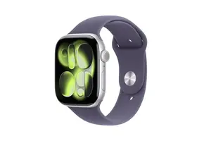 Apple Watch Series 11 GPS, 42mm Aluminium Case with Purple Fog  Sport Band M/S - Silver