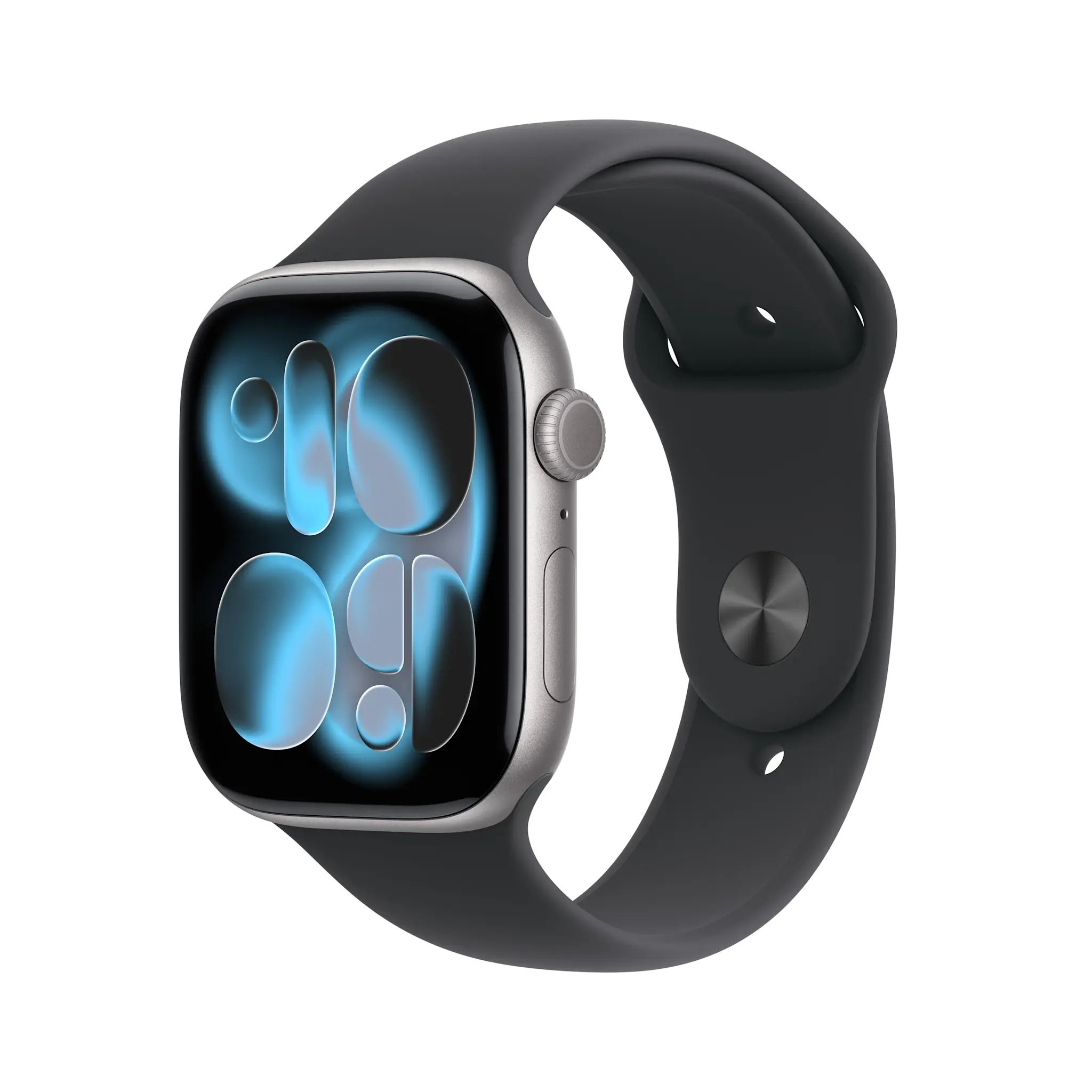 Apple Watch Series 11 GPS, 46mm Aluminium Case with Black Sport Band M/S - Space Grey