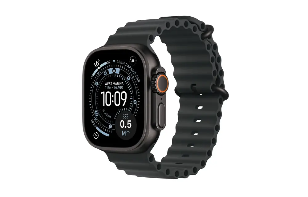 Apple Watch Ultra 3 GPS + Cellular 49mm Titanium Case Black Ocean Band - Black Titanium