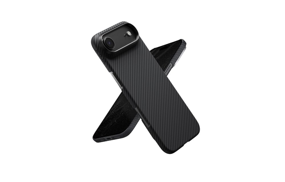 Pitaka Ultra Slim PitaTap MagSafe Case for iPhone Air - Black/Grey