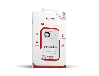 Zeelot Pishield Sturdy Titanium Alloy Lens Protector for iPhone Air - Black