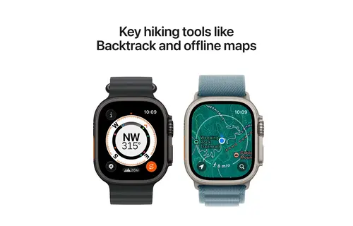 Apple Watch Ultra 3 GPS + Cellular 49mm Titanium Case Black Ocean Band - Black Titanium
