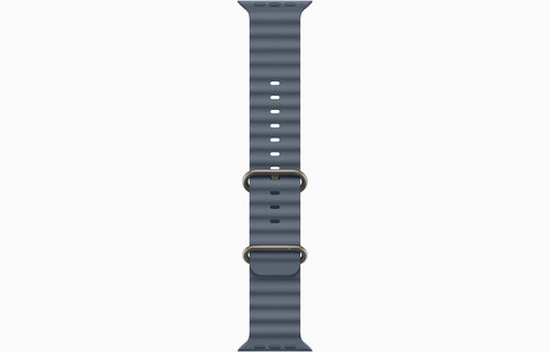 Apple Watch Ultra 3 GPS + Cellular 49mm Titanium Case Anchor Blue Ocean Band - Natural Titanium