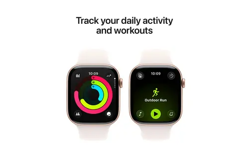 Apple Watch Series 11 GPS, 42mm Aluminium Case with Light Blush  Sport Band M/S - Rose Gold