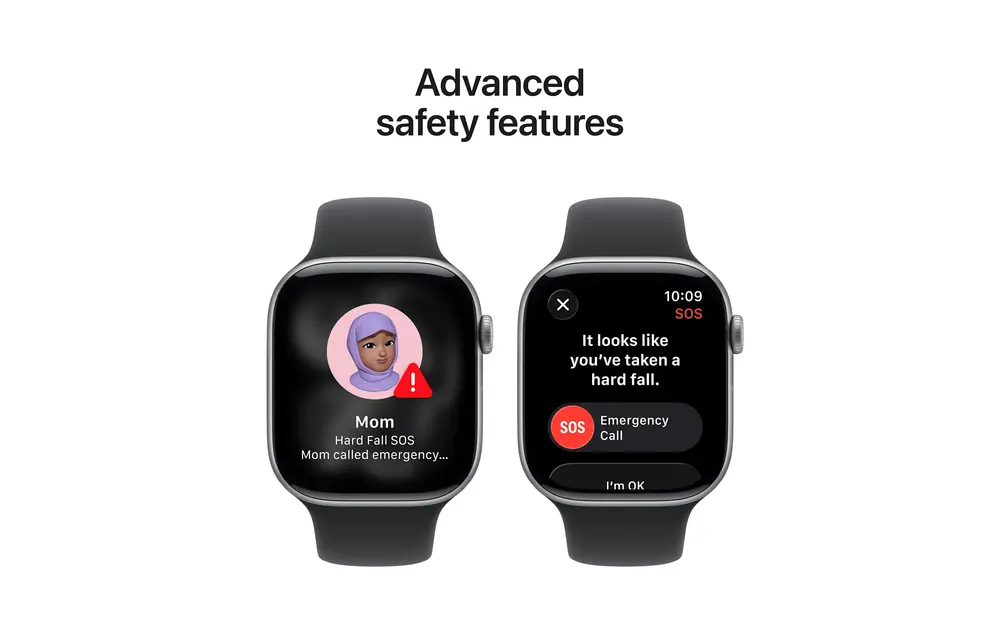 Apple Watch Series 11 GPS, 46mm Aluminium Case with Black Sport Band M/S - Space Grey