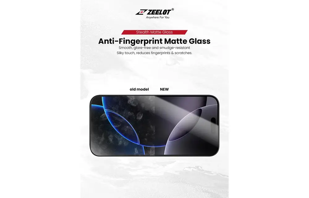Zeelot Solidsleek 2.5D+ Ultra HD VisionGuard Glass Protector with EasyFit Installation Kit for iPhone 17 - Retina Clear