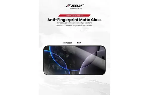 Zeelot Solidsleek 2.5D+ Stealth Matte Glass Protector with EasyFit Installation Kit for iPhone Air - Matte Clear