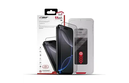 Zeelot Solidsleek 2.5D+ 26 Degree Shadow Vue Glass Protector with EasyFit Installation Kit for iPhone 17 Pro Max - Privacy