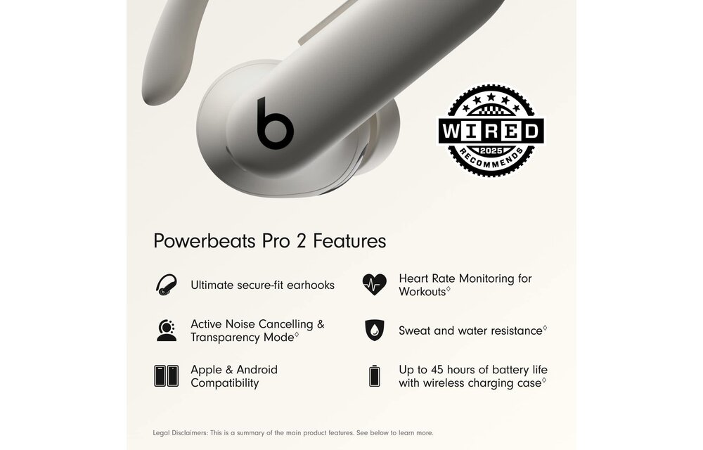 Beats Powerbeats Pro 2 Earbuds  Noise Cancelling - Quick Sand