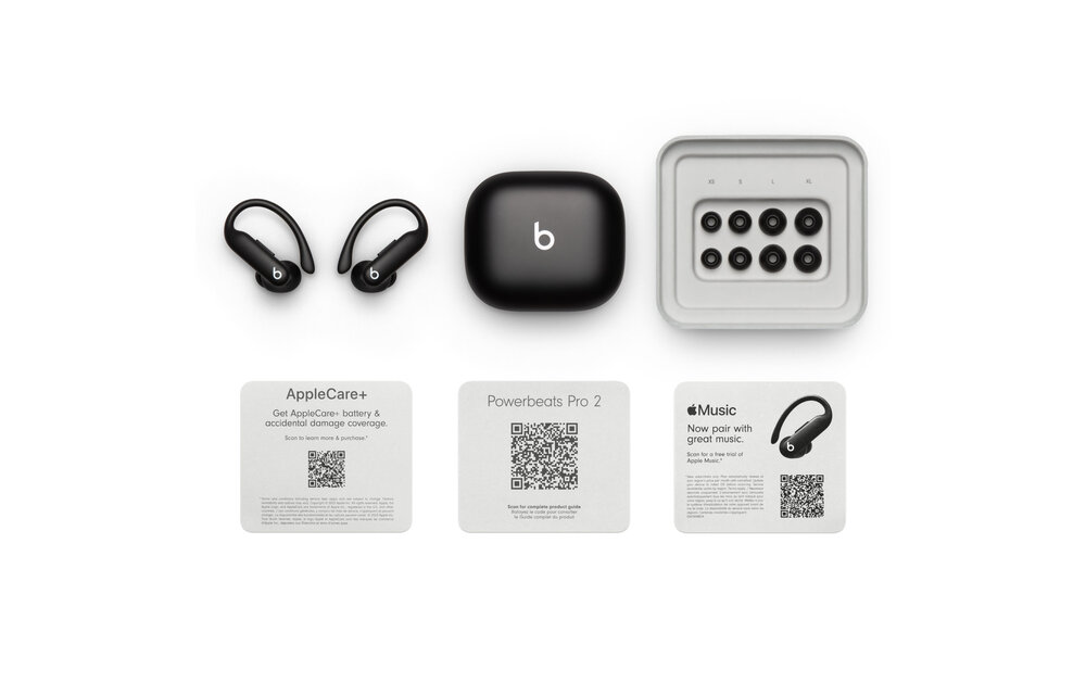 Beats Powerbeats Pro 2 Earbuds  Noise Cancelling Jet Black