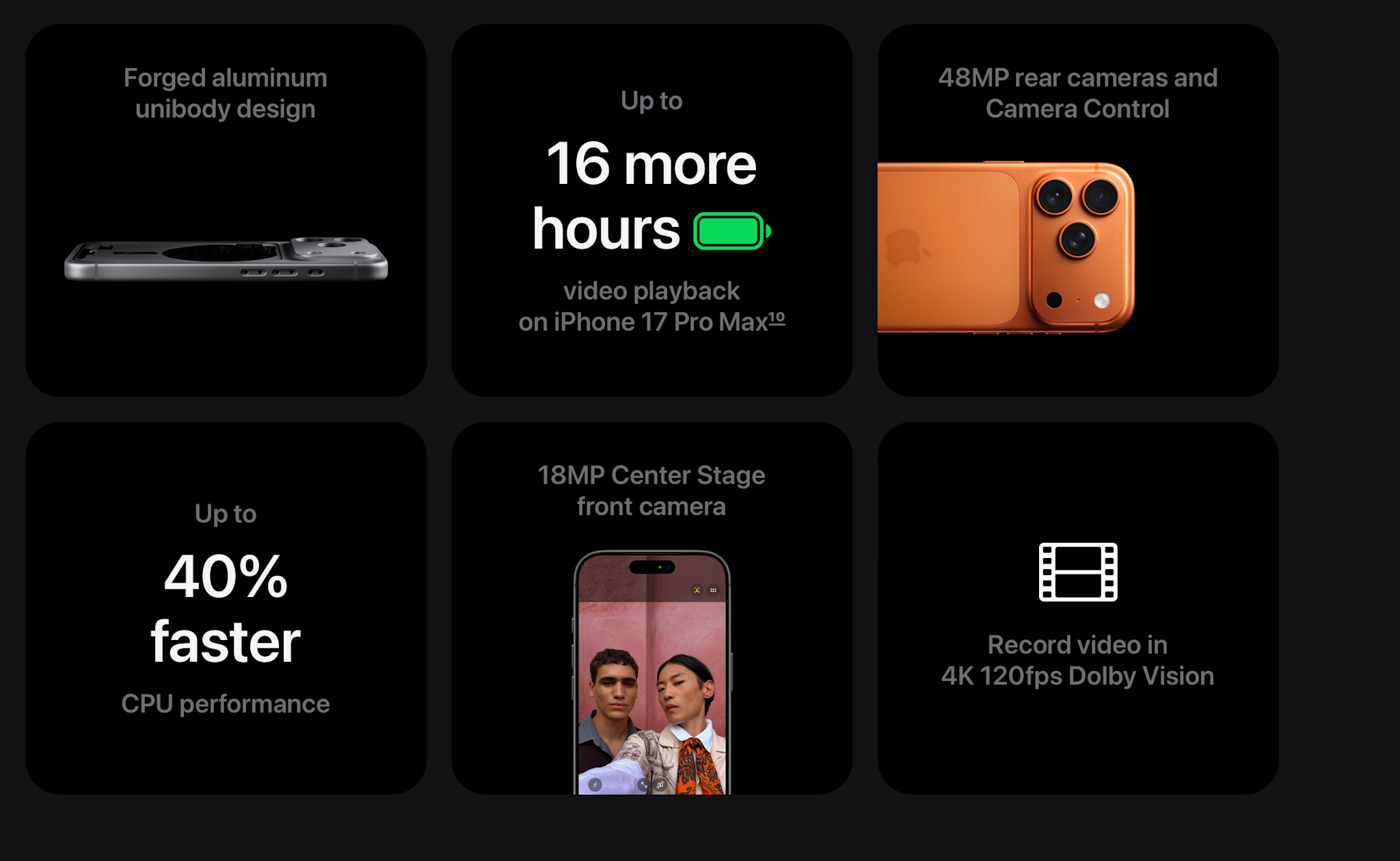 Apple iPhone 17 Pro Max 256GB  - Cosmic Orange