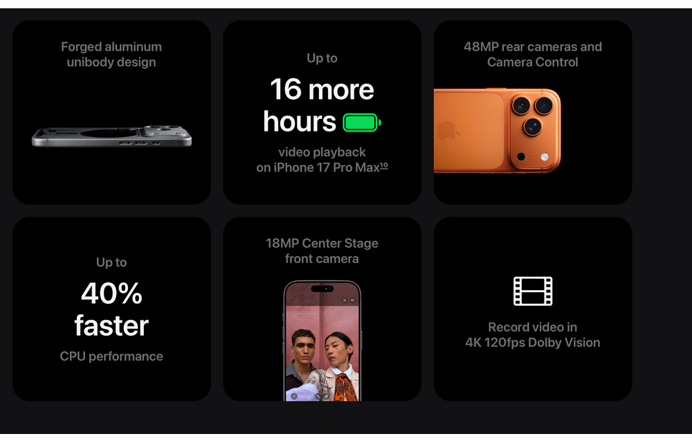 Apple iPhone 17 Pro Max 512GB  - Cosmic Orange