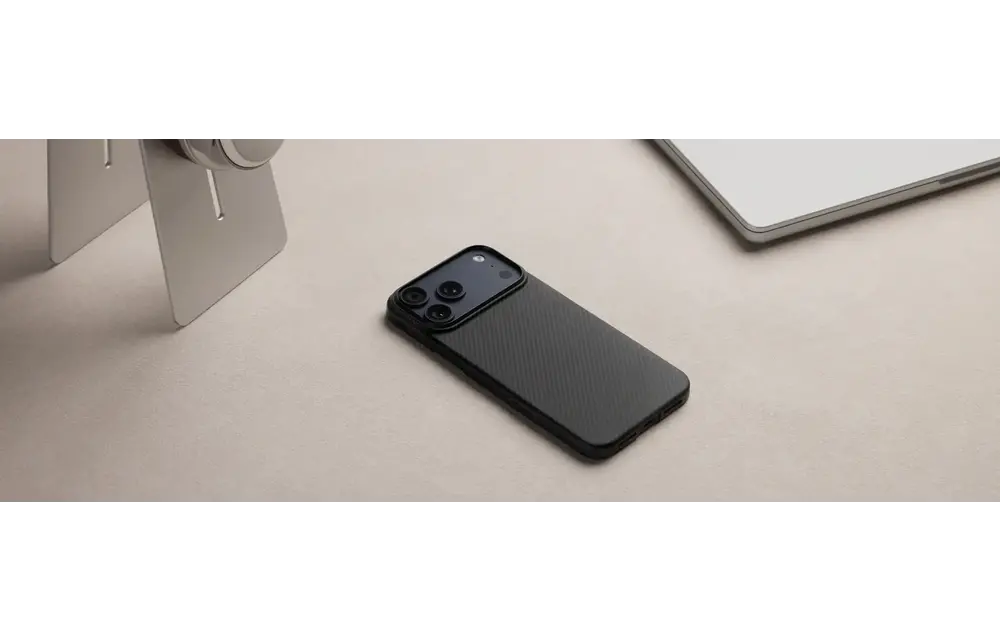 Pitaka Ultra Slim PitaTap MagSafe Case for iPhone 17 Pro - Black/Grey