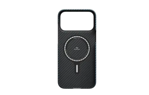 Pitaka Ultra Slim PitaTap MagSafe Case for iPhone 17 Pro - Black/Blue