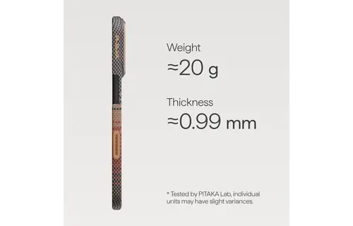 Pitaka Ultra Slim PitaTap MagSafe Case For iPhone 17 Pro - Moment Sunset