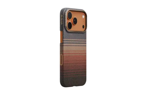 Pitaka Ultra Slim PitaTap MagSafe Case For iPhone 17 Pro - Moment Sunset