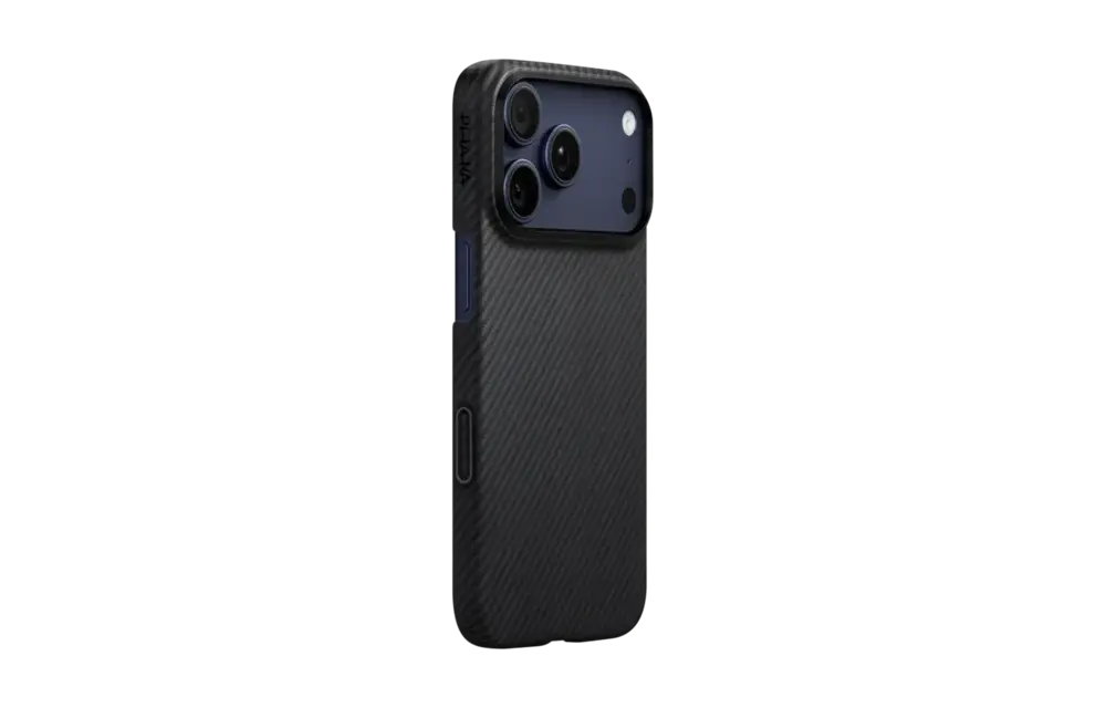 Pitaka Ultra Slim PitaTap MagSafe Case for iPhone 17 Pro Max - Black/Grey