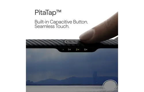 Pitaka Ultra Slim PitaTap MagSafe Case for iPhone 17 Pro Max - Black/Grey