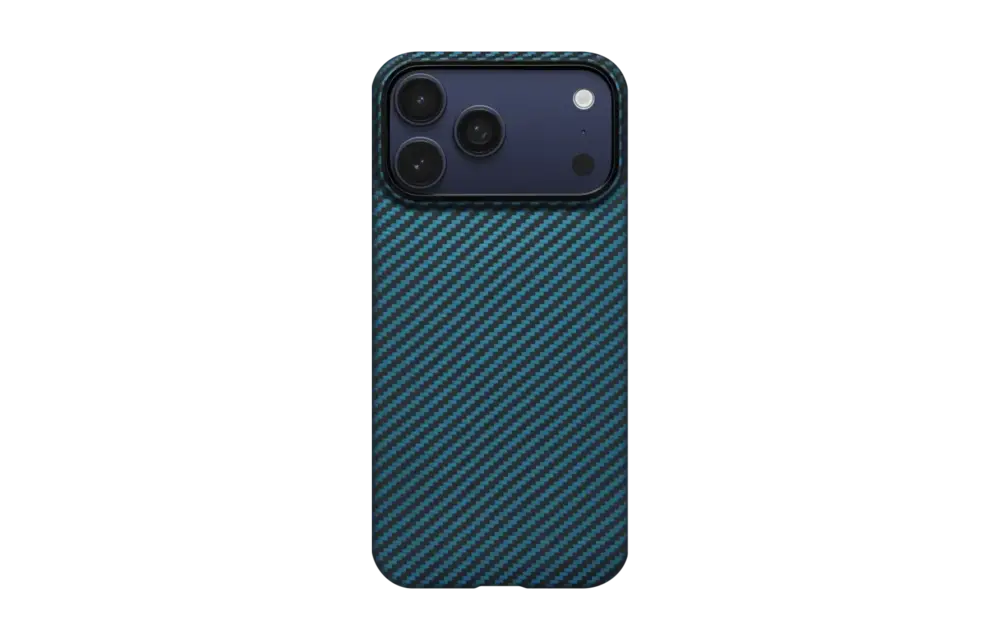 Pitaka Ultra Slim PitaTap MagSafe Case for iPhone 17 Pro Max - Black/Blue