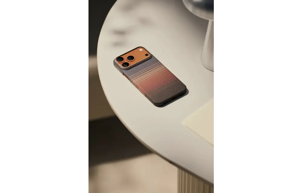 Pitaka Ultra Slim PitaTap MagSafe Case For iPhone 17 Pro Max - Moment Sunset