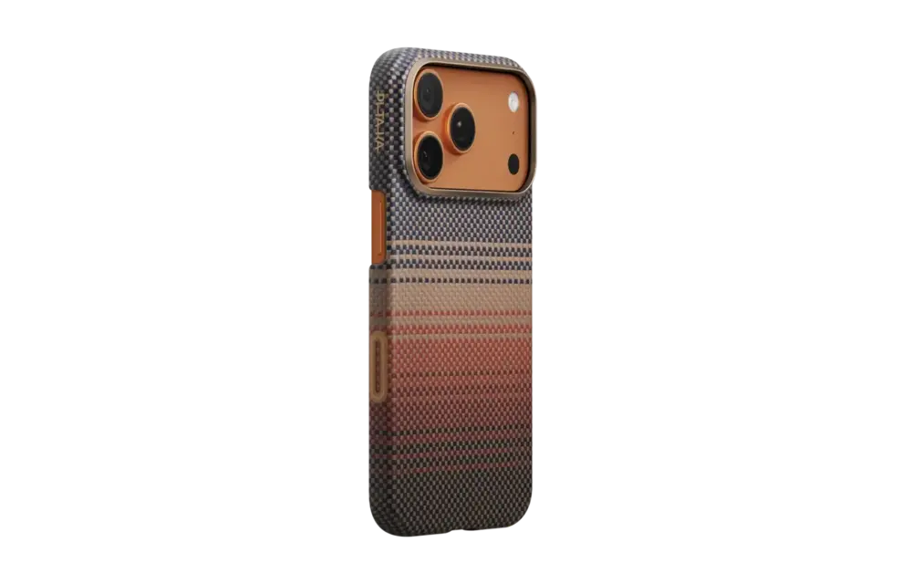 Pitaka Ultra Slim PitaTap MagSafe Case For iPhone 17 Pro Max - Moment Sunset