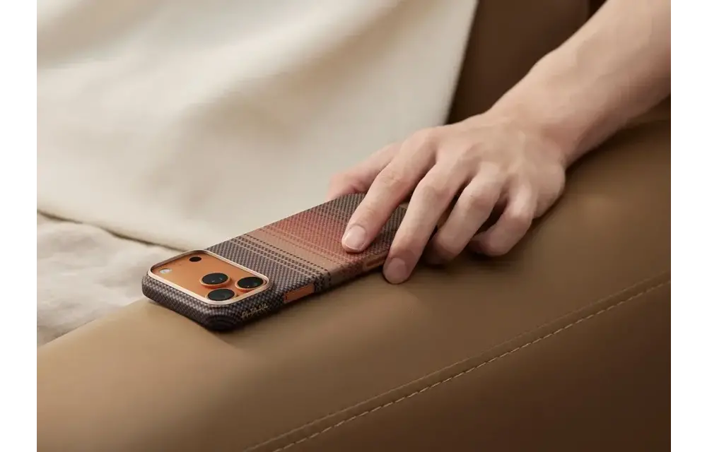 Pitaka Ultra Slim PitaTap MagSafe Case For iPhone 17 Pro Max - Moment Sunset