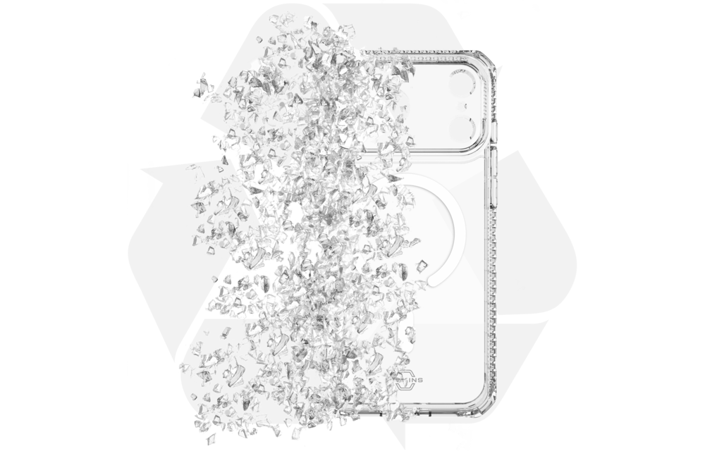 ITSKINS Hybrid R Clear With Magsafe Case for Apple iPhone 17 Pro - Transparent