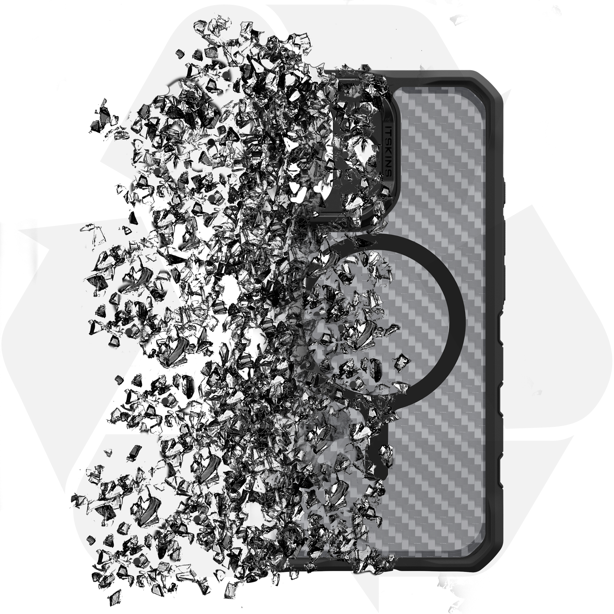 ITSKINS Supreme R Tek With Magsafe Case for Apple iPhone 17 - Black