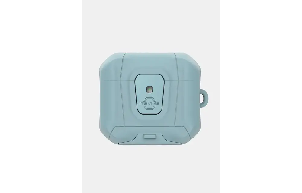 Itskins Hybrid Stand Pro Case for Airpods 4 - Light Blue