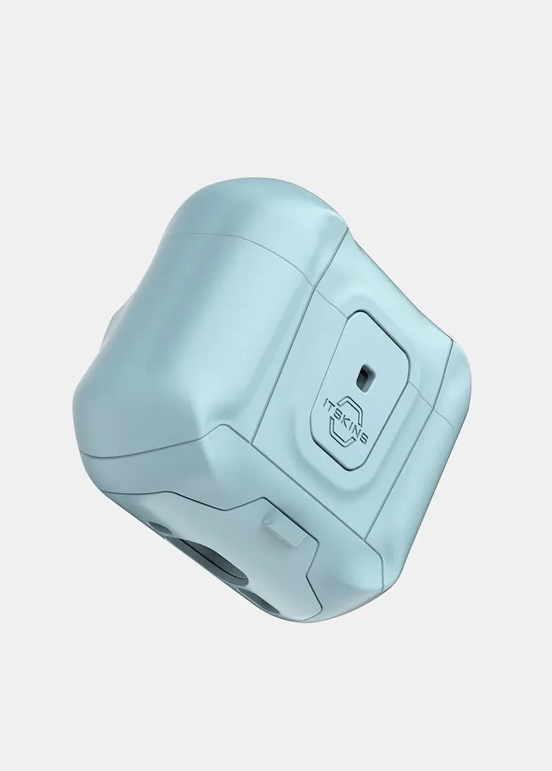 Itskins Hybrid Stand Pro Case for Airpods 4 - Light Blue