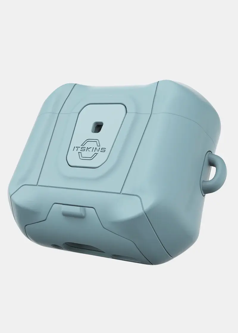 Itskins Hybrid Stand Pro Case for Airpods 4 - Light Blue