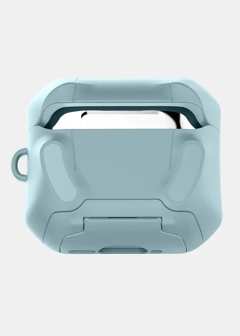 Itskins Hybrid Stand Pro Case for Airpods 4 - Light Blue