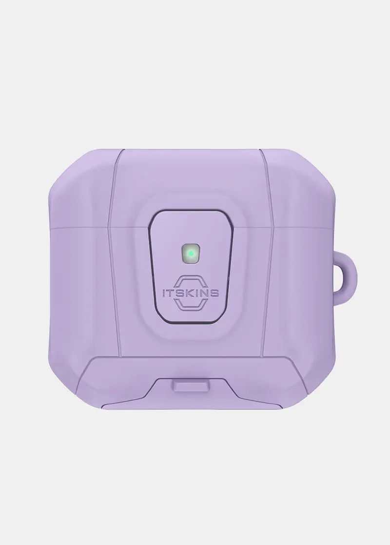 Itskins Hybrid Stand Pro Case for Airpods 4 - Light Purple