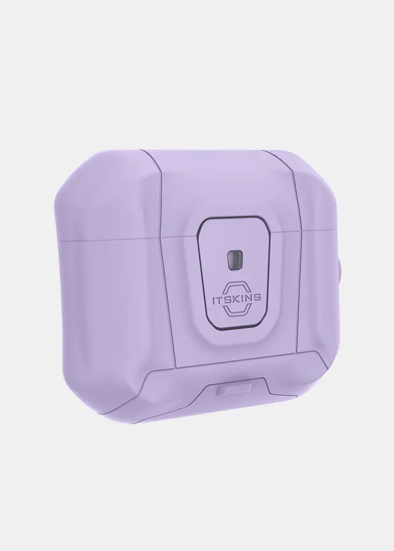 Itskins Hybrid Stand Pro Case for Airpods 4 - Light Purple
