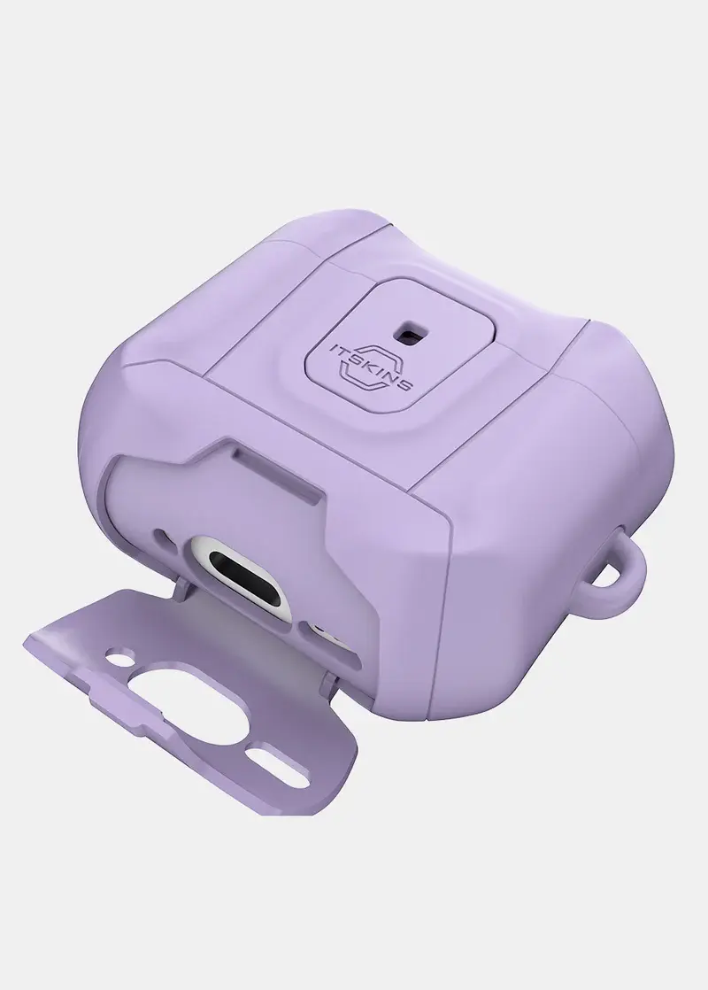 Itskins Hybrid Stand Pro Case for Airpods 4 - Light Purple