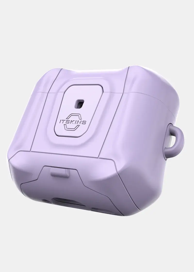 Itskins Hybrid Stand Pro Case for Airpods 4 - Light Purple