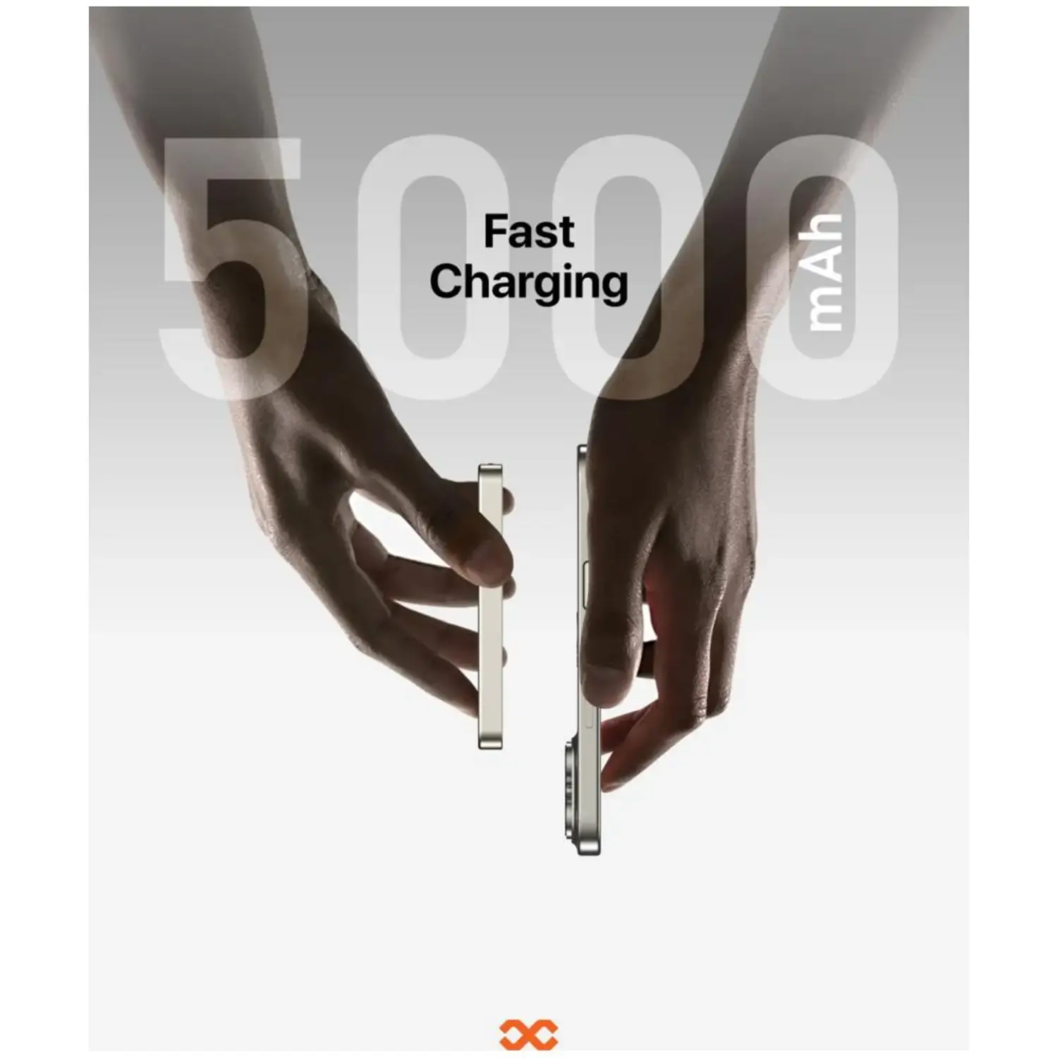 INFINYTY Magnetic MagSafe Wireless Power Bank 5000mah - Natural Titanium