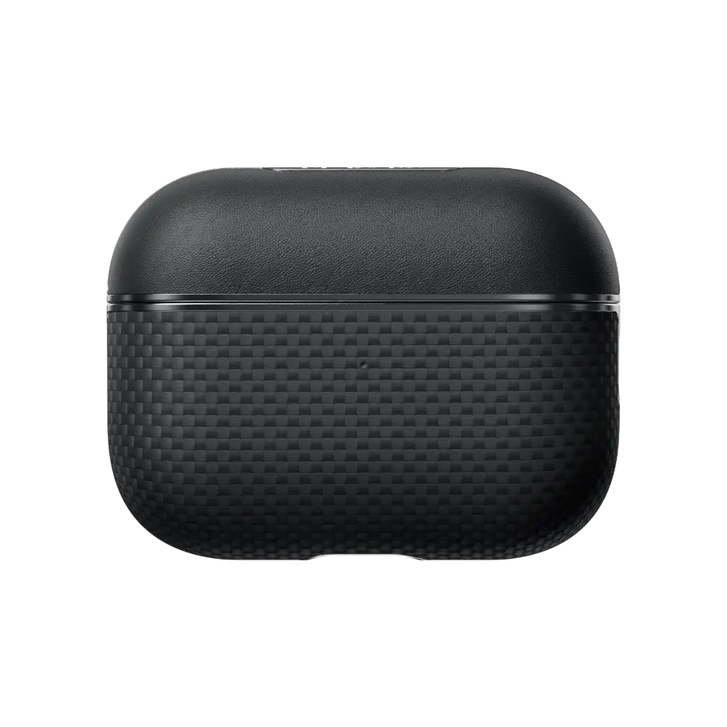 Pitaka Aramid Fiber Magnetic Case for AirPods Pro2 - Black/Gray