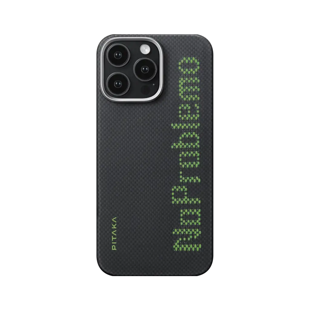 Pitaka Aries Tactile Ultra-Slim Woven MagSafe Case for iPhone 16 Pro Max - NoProblemo (Lumintex™ Edition)