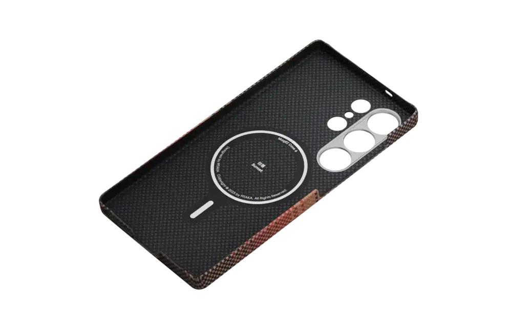 Pitaka Tactile Woven MagSafe Case for Samsung S25 Ultra - Sunset