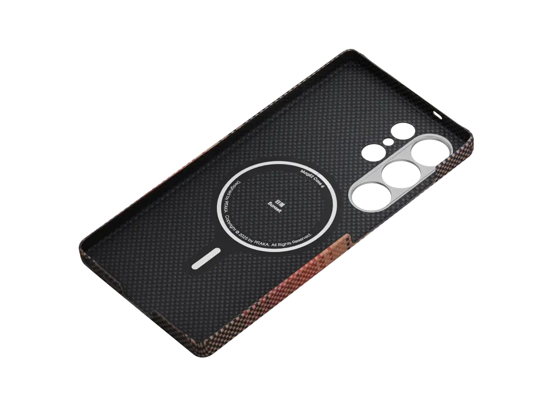 Pitaka Tactile Woven MagSafe Case for Samsung S25 Ultra - Sunset