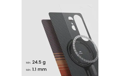 Pitaka Tactile Woven MagSafe Case for Samsung S25 Ultra - Sunset