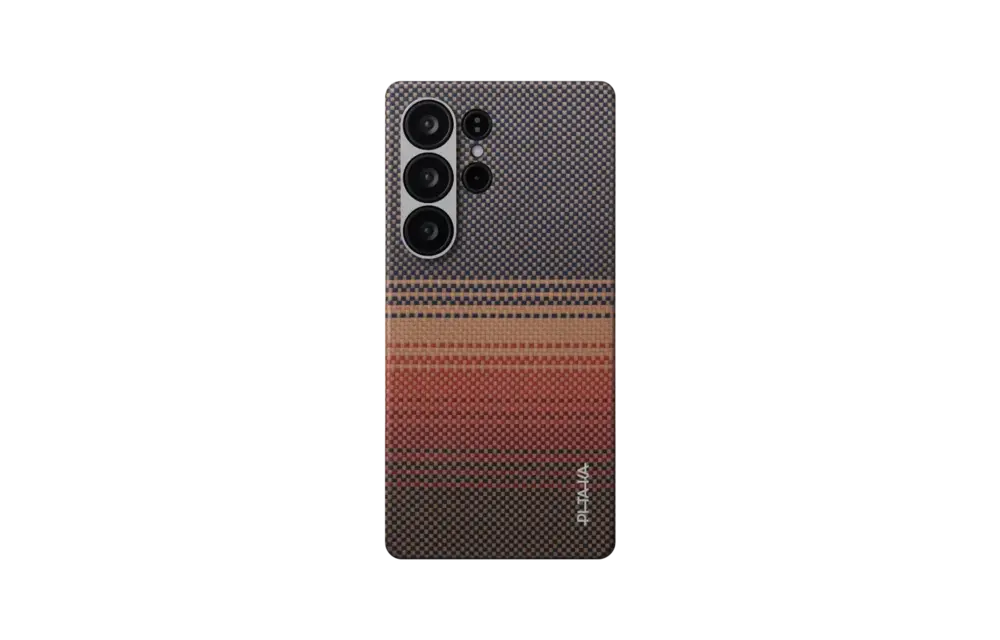 Pitaka Tactile Woven MagSafe Case for Samsung S25 Ultra - Sunset