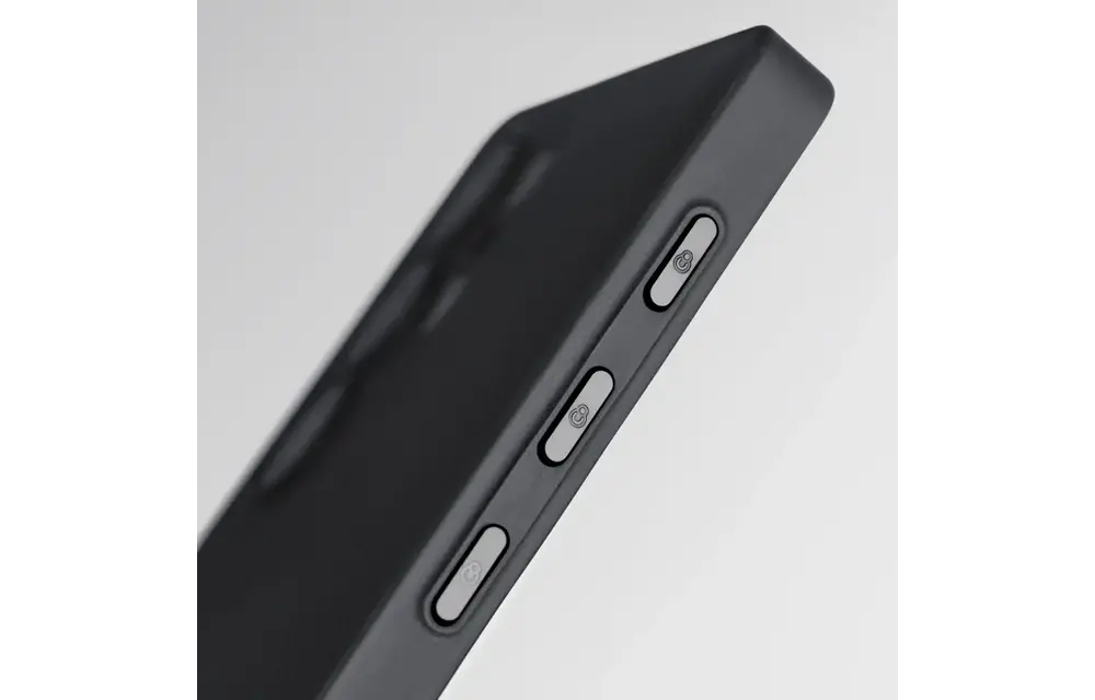 Pitaka PIN Button MagSafe Case for  Galaxy S25 Ultra - Black/Grey Plain