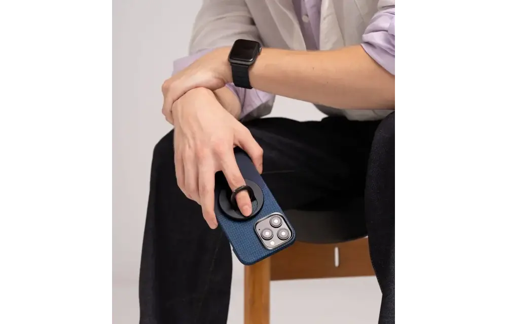 Pitaka MagEZ Grip and Stand 3 With MagSafe Phone Ring - Moonrise