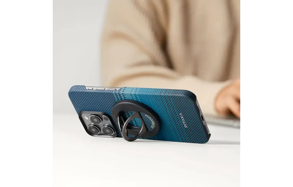 Pitaka MagEZ Grip and Stand 3 With MagSafe Phone Ring - Moonrise