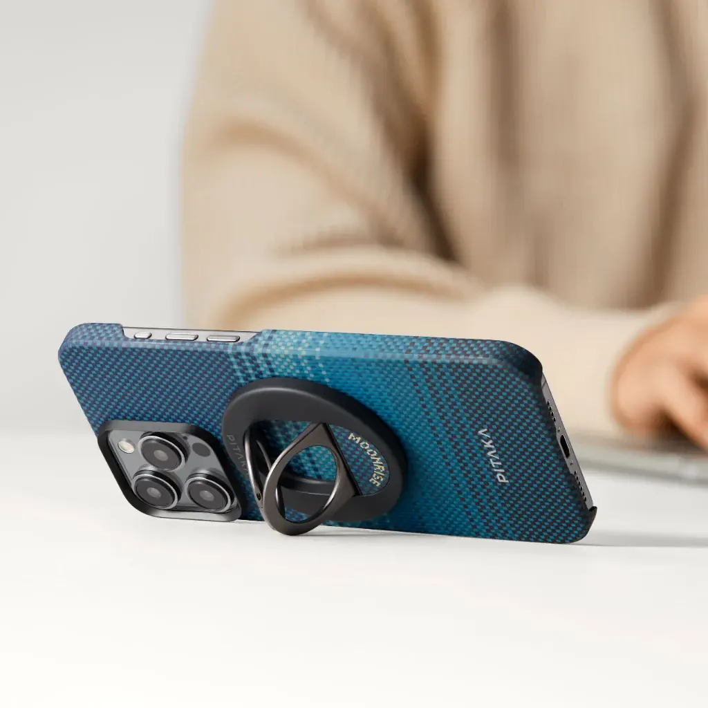 Pitaka MagEZ Grip and Stand 3 With MagSafe Phone Ring - Moonrise