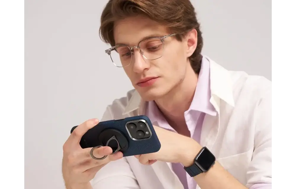 Pitaka MagEZ Grip and Stand 3 With MagSafe Phone Ring - Moonrise