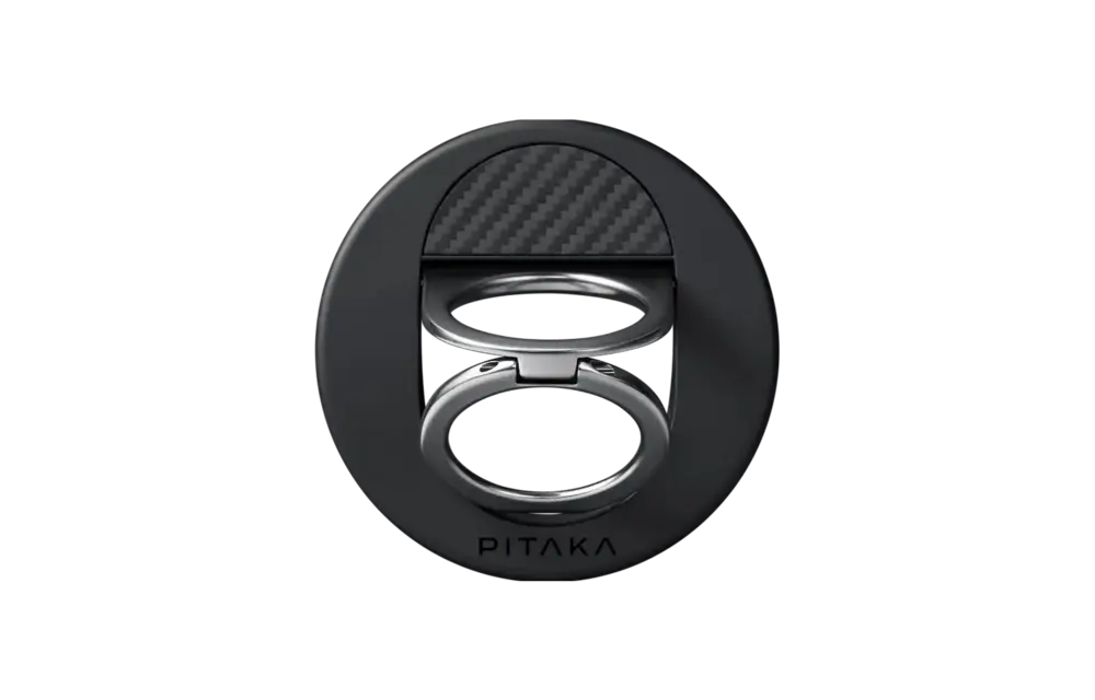 Pitaka MagEZ Grip and Stand 3 With MagSafe Phone Ring - Black/Grey